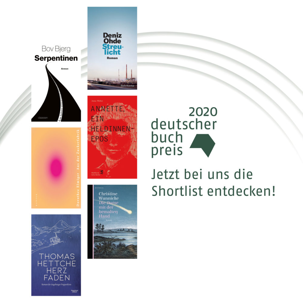 Shortlist Deutscher Buchpreis 2020